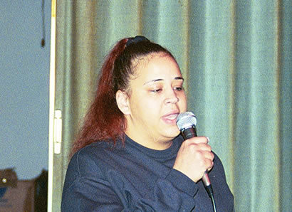 Angela sings A Long Walk by Jill Scott